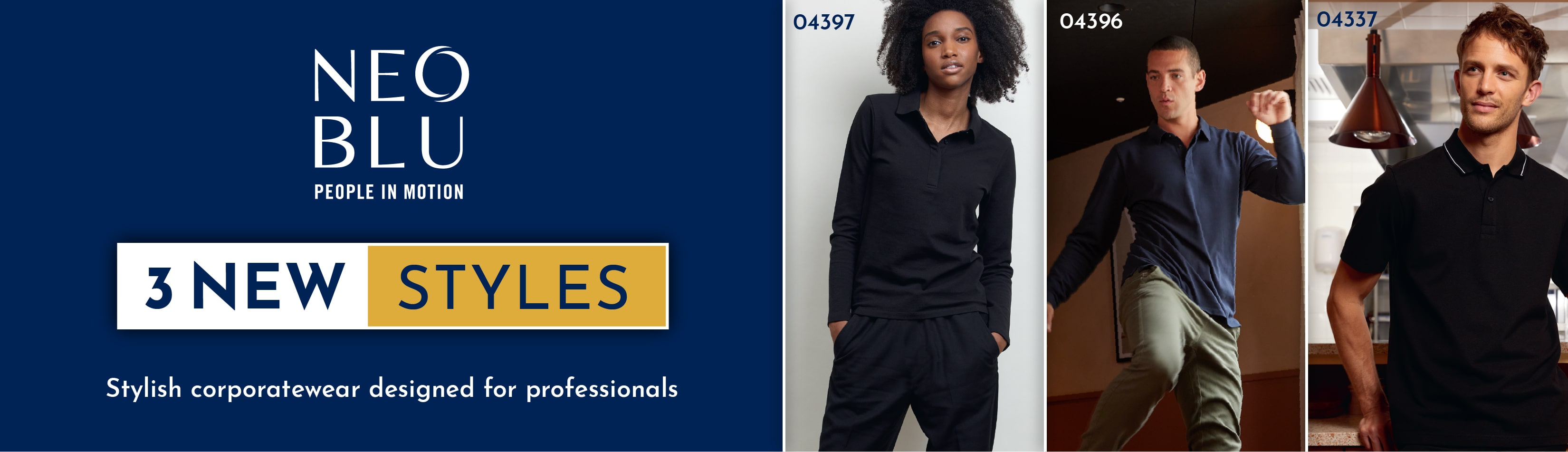 NEW polos from NEOBLU